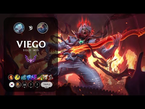 Viego Mid vs Yasuo - KR Master Patch 13.1