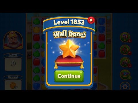 Royal Match - King Robert - Level 1853