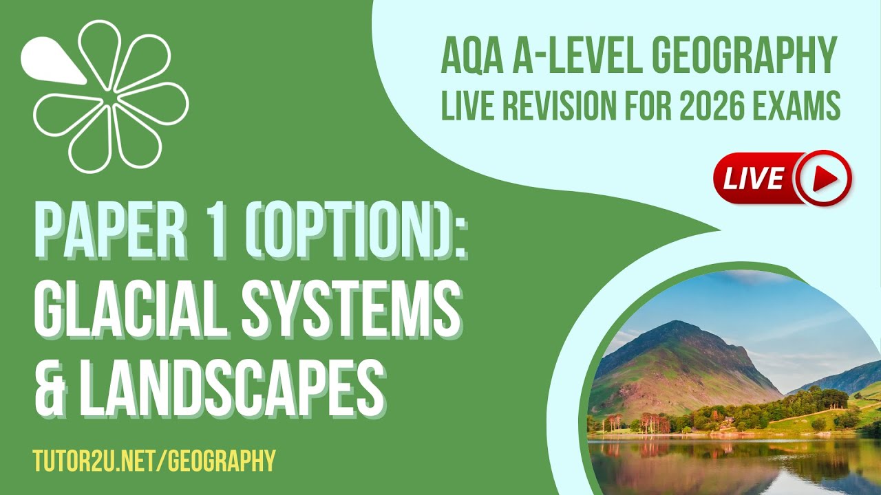 AQA A-Level Geography Live Revision for 2026 | Glacial Systems and Landscapes (Paper 1 Option)