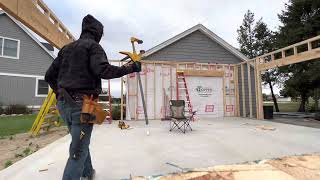 Day 5 DIY Menards Garage addition