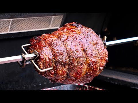 How To Rotisserie a Sirloin Roast