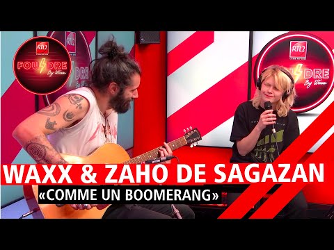 Zaho de Sagazan et Waxx interprètent "Comme un boomerang" en live dans Foudre