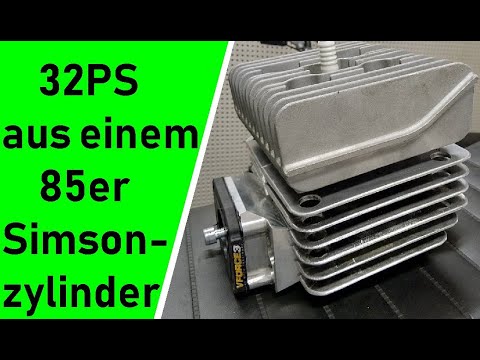 32PS Simson | RH85 | Tuning Extrem stärkster 85er Membran Leistung Prüfstand Vforce Keihin PVL