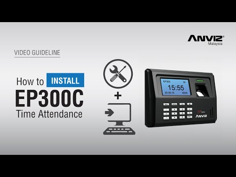 [USER GUIDE] Simple step to set up EP300C Fingerprint Time Attendance Device!!! - Anviz Malaysia