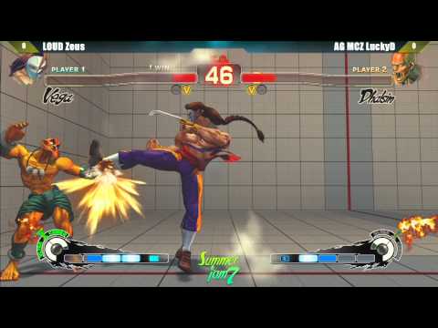 SSF4: AE2012 LOUD Zeus vs AG MCZ LuckyD - Summer Jam 7 Tournament