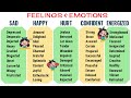 Feelings and Emotions Words: List of Useful Words to Describe Feelings & Emotions in English!