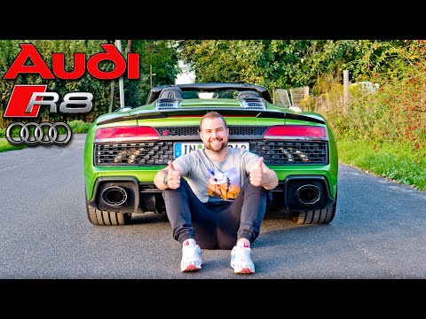 Audi R8 Spyder Performance 2021 – Ein V10 zum Niederknien! Test / Review / Fahrbericht / Deutsch!
