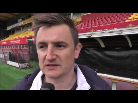 Dave Mattheus na bekerfinale RSC Anderlecht - KAA Gent Ladies op 13.05.2017