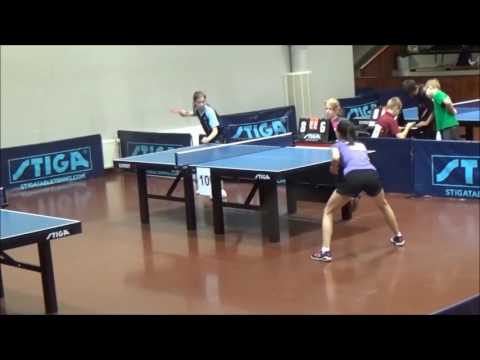 Anastassia Melnikova and Adelina Zulfukarova in final of Girls-14 (Helsinki Junior Open 2016)