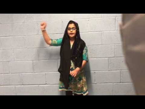 Rida singing Pakistani Mili Song