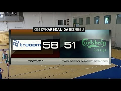 Trecom vs Carlsberg Shared Services - IX kolejka - Poznań - Koszykarska Liga Biznesu