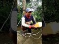 Pangkas Rumput Dahan Dengan Menggunakan Mesin Blender Bekas