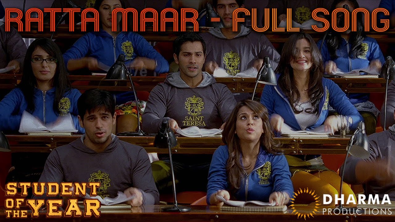 Ratta Maar Ratta Maar Lyrics | Student Of The Year | Vishal Dadlani, Shefali Alvaris | Vishal Shekhar
