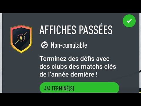 FIFA20 SBC DCE - AFFICHES PASSÉES du 14 mai - SOLUTION PAS CHER