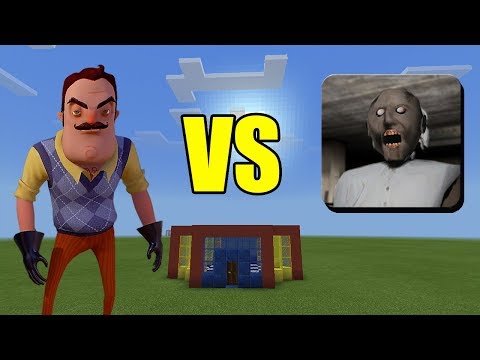 Hello Neighbor vs Granny | Minecraft PE