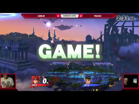 VS Weekly 8/9/18 - Winners Qtrs - Goblin (Roy) vs Pazuzu (Ryu) - Smash 4