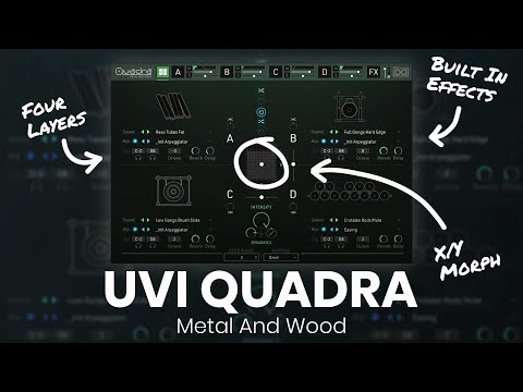 UVI Quadra: Metal And Wood 🎻 | Demo & Tutorial