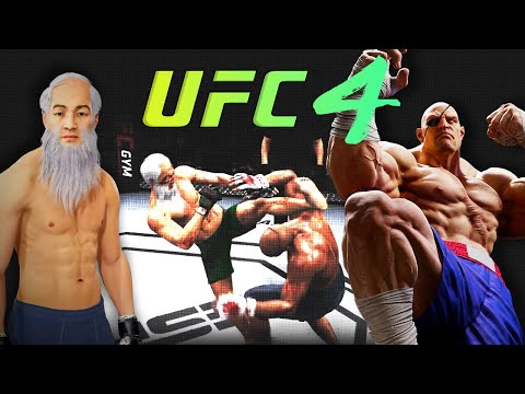 Old Bruce Lee vs. Sagat (Street Fighter) - EA Sports UFC 4