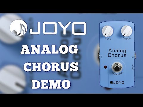 Демонстрация звучания педали эффектов Joyo JF-37 Analog Chorus