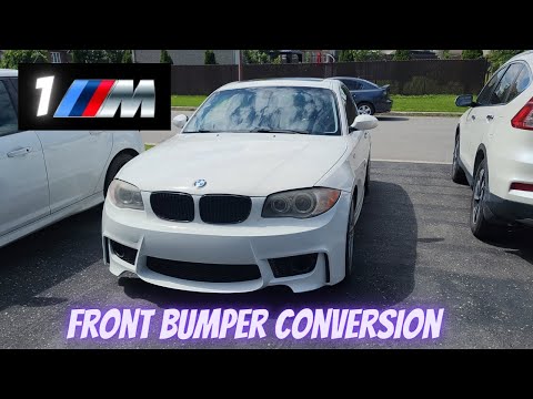 1M bumper conversion on my BMW 1 series