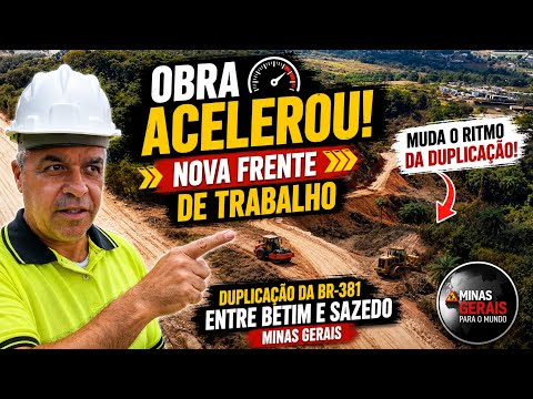 🚨 ACELEROU! Nova Frente de Trabalho Muda o Ritmo da Duplicação entre Betim e Sarzedo Minas Gerais.