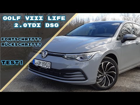 Fortschritt? Rückschritt? VW Golf VIII Life 2.0 TDI DSG Test! [POV]