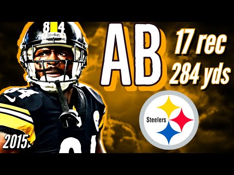 Antonio Brown's Jaw-Dropping 284-Yard Game Will Leave You Speechless (2015)
