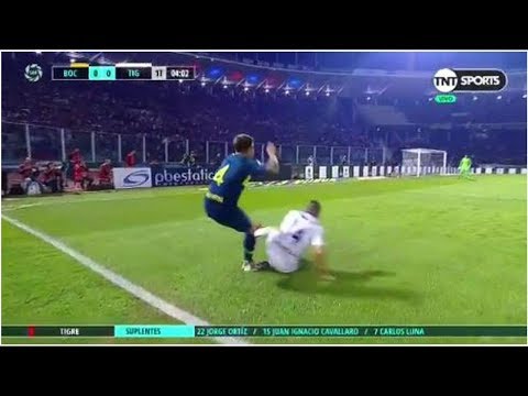 El planchazo de Montillo a Buffarini: ¿era para roja y Pitana le perdonó la vida?