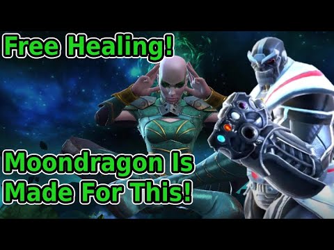 Moondragon Destroys Gauntlet's Nameless Thanos Boss! | Marvel Contest Of Champions