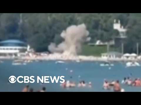 Ukraine hits Russia with deadly strike near busy beach, officials say