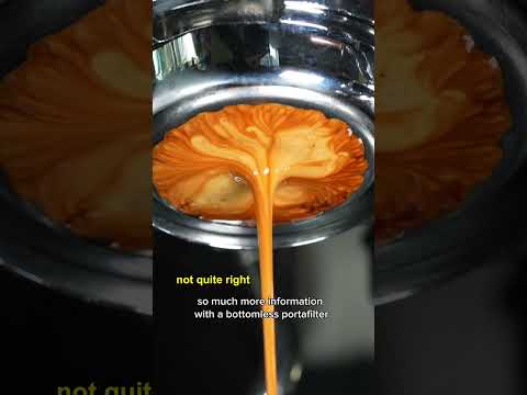 Why I use a bottomless portafilter for espresso