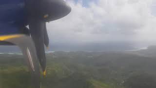 Landing in Charles Douglas Airport