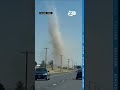 Central Oregon dust devil brings traffic to a halt on Highway 97
