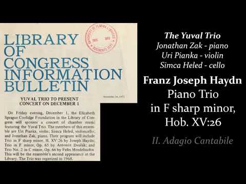 Franz Joseph Haydn: Piano Trio in F sharp minor, Hob. XV:26