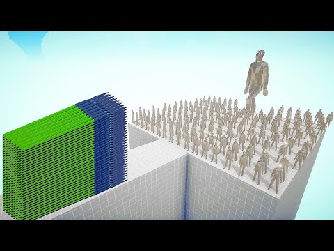 100x SILVER UNITS + GIANT SILVER TITAN vs EVERY GOD - Totally Accurate Battle Simulator TABS