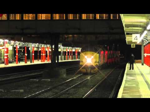 37194 with 37606 DIT 6K73 Sellafield - Crewe flasks " PUMP UP THE VOLUME" 3rd Jan 2014