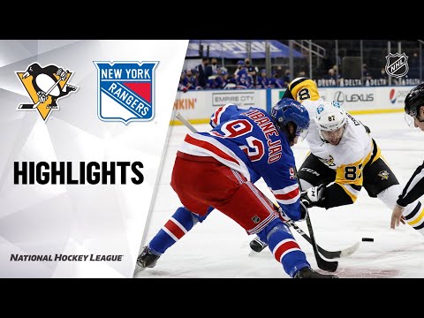 Penguins @ Rangers 4/6/21 | NHL Highlights