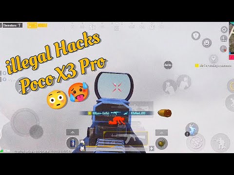 Poco X3 Pro illegal Hacks😳🥵 | Smooth+Extreme Gameplay BGMI👿 | PUBGMOBILE