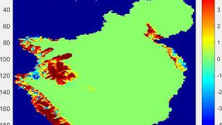Difference Map -- SNODAS - HMS(NWOV2) SWE (inches)