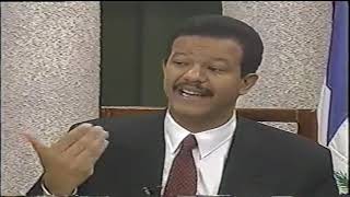 Leonel Fernández en el Lanzamiento de su campaña 1996