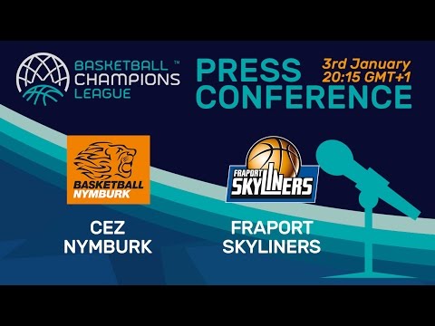 CEZ Nymburk v Fraport Skyliners - Press Conference - Basketball Champions League