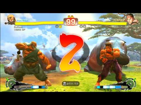SSF4 Rank Match  Bullcat (GK)  vs  Ryukichikun (RY)