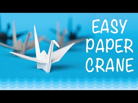 How To Make a Paper Crane - Origami Crane Step by Step - Easy