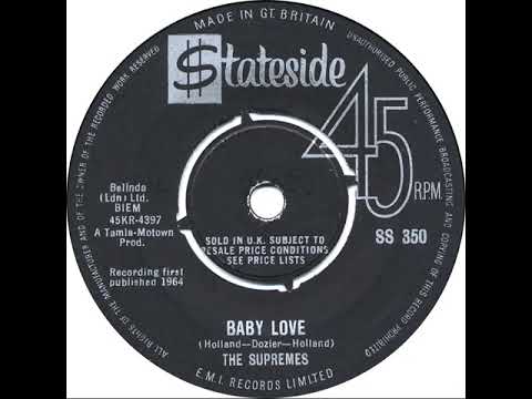 UK New Entry 1964 (235) The Supremes - Baby Love