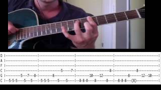 WITH TABS Guitar Lesson: &quot;Someone Somewhere&quot; (Acoustic Version) by Asking Alexandria