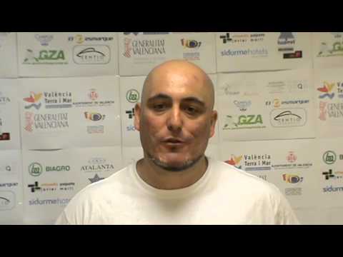 S. Sevilla,entrenador de La Salle Maravillas, tras ganar la Fase de Ascenso Valencia 2015