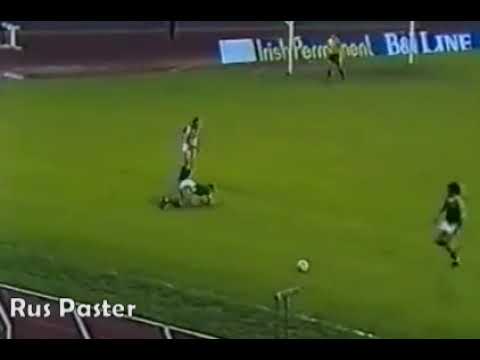 EURO-1988. Qualifiers. Group 7. Luxembourg - Ireland. Highlights.