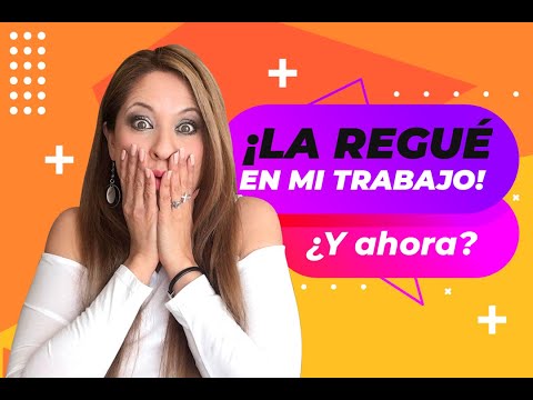 Cometi un error en mi trabajo | Que puedo hacer?