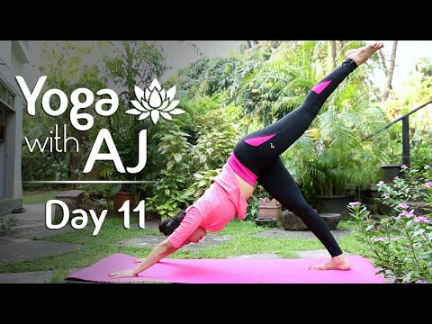 Balancing Flow | Day 11 | Yoga For Beginners - Yoga With AJ