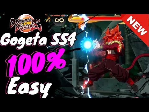 D🅱FZ ➤Gogeta SS4 EASY TOD combo solo 100% on-screen inputs!!! Tutorial【 Dragon Ball FighterZ】